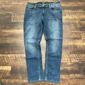 DU/ER DUER L2X relaxed taper stretch denim jeans size 38 x 33